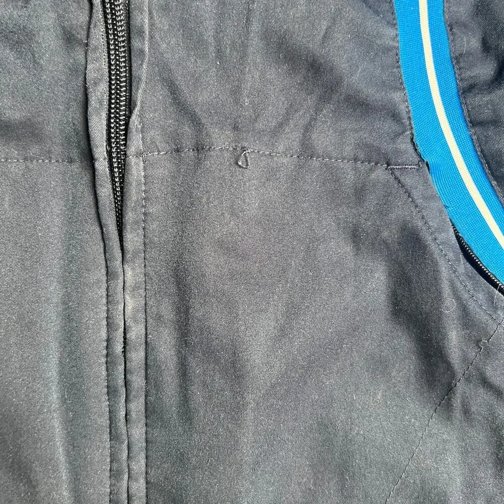 Vintage Nike Women's Blue Long Sleeve Jacket Full Zip Sportswear Size L